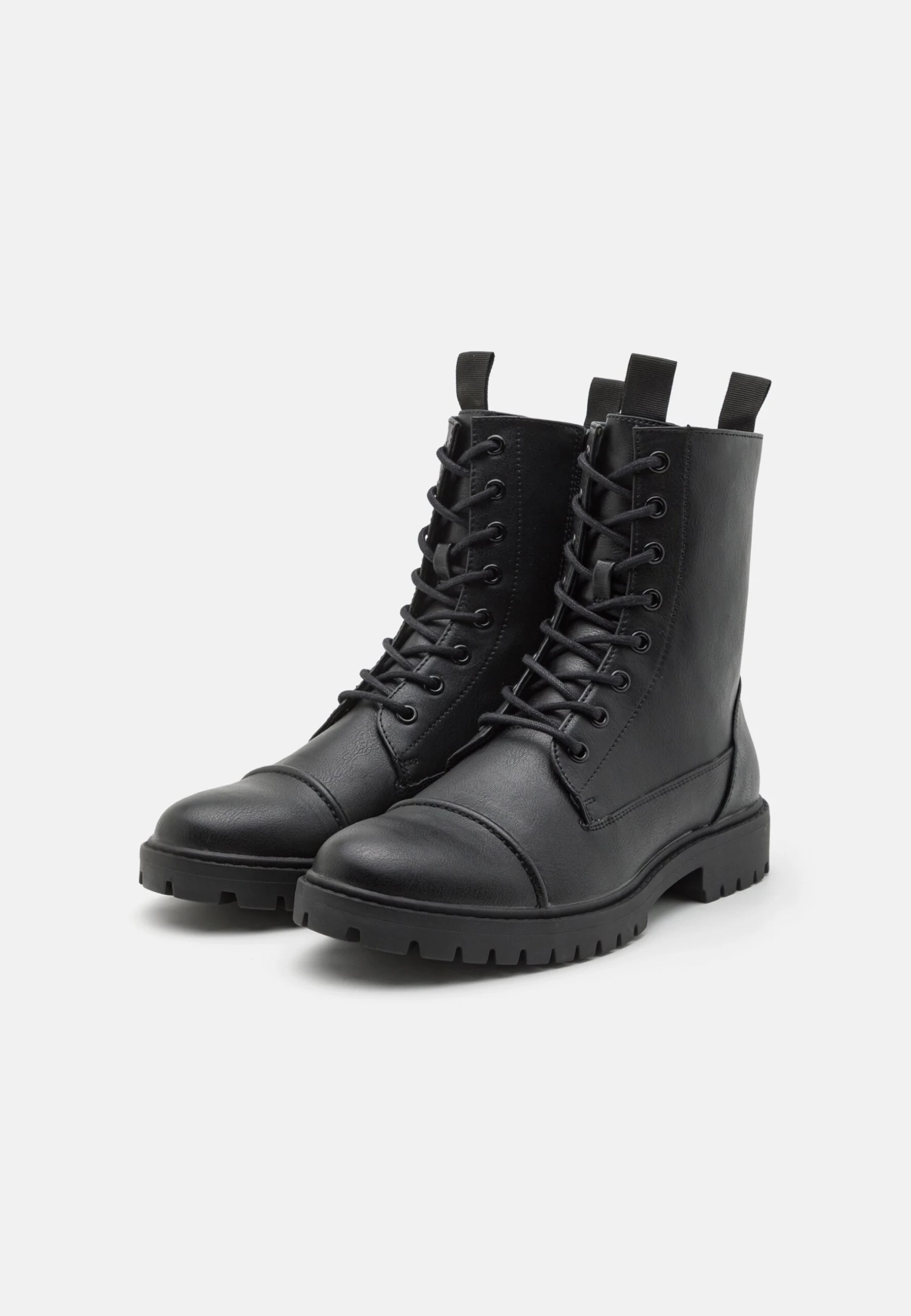 Pier One Unisex - Veterboots - Black 4 Pier One Unisex - Veterboots - Black - Afbeelding 2
