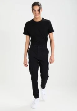 Pier One Cuffed Skinny Trouser- Cargobroek - Black -Pier One 0be43ae7598e45609b5694b3bd678258