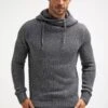 Pier One Hoodie - Dark Grey Melange -Pier One 29b17472a97d4e00a1d9c028faa2d75c