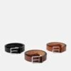 Pier One 3 Pack - Riem - Black - 802_Brown - 702_Cognac - 708 -Pier One 3b19fa6682804d08a950889ace4cac7c