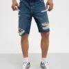 Pier One Jeansshort - Dark Blue Denim 1 Pier One Jeansshort - Dark Blue Denim -Pier One 4339318a9d5945b59f53f364edca03d2