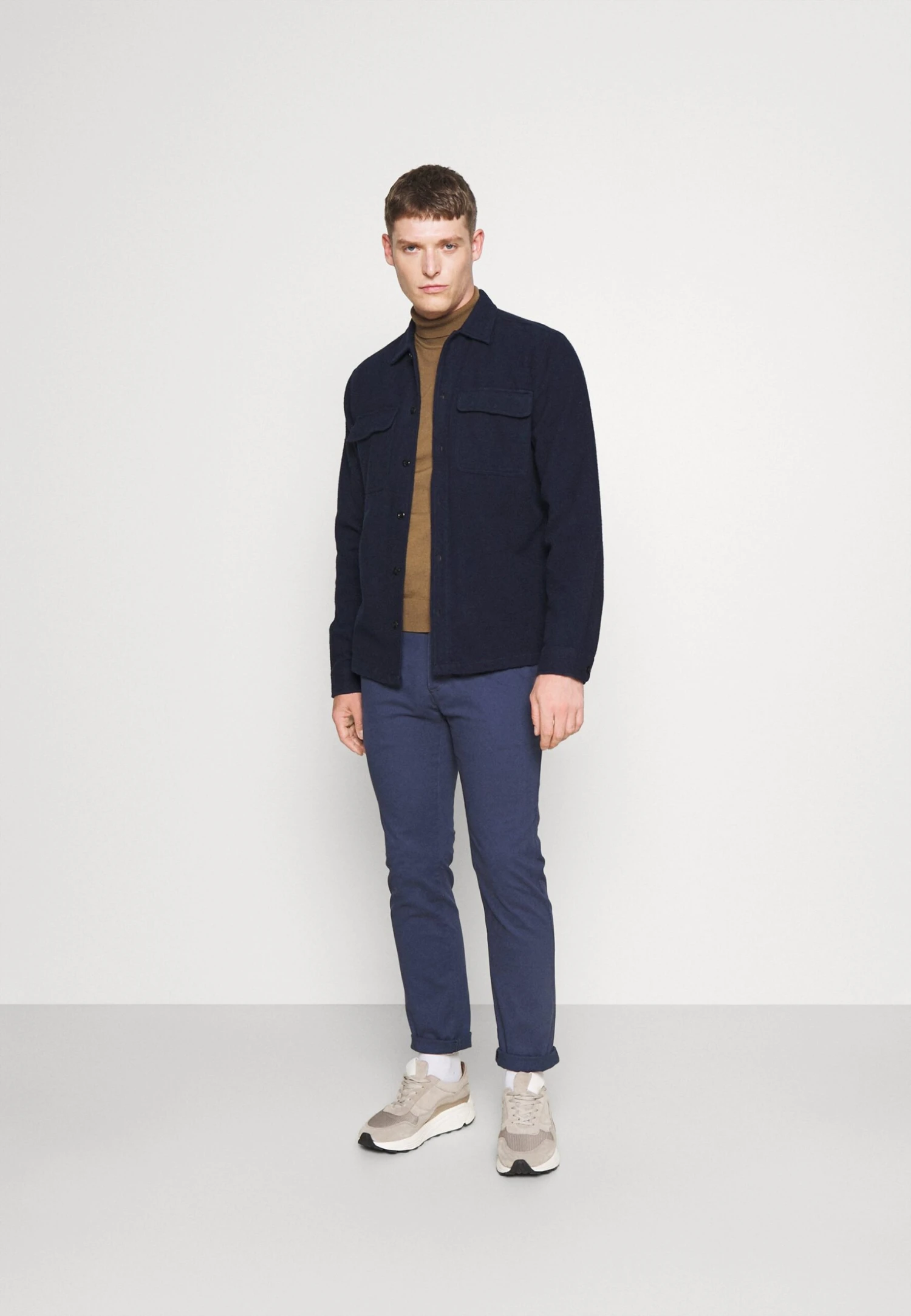 Pier One Belted - Chino - Dark Blue 4 Pier One Belted - Chino - Dark Blue - Afbeelding 2