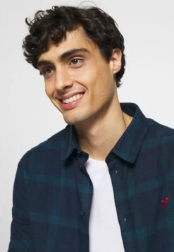 Pier One Overhemd - Dark Blue/Teal 12 Pier One Overhemd - Dark Blue/Teal -Pier One 60ff006a248a4e558dbde6647cd82b01