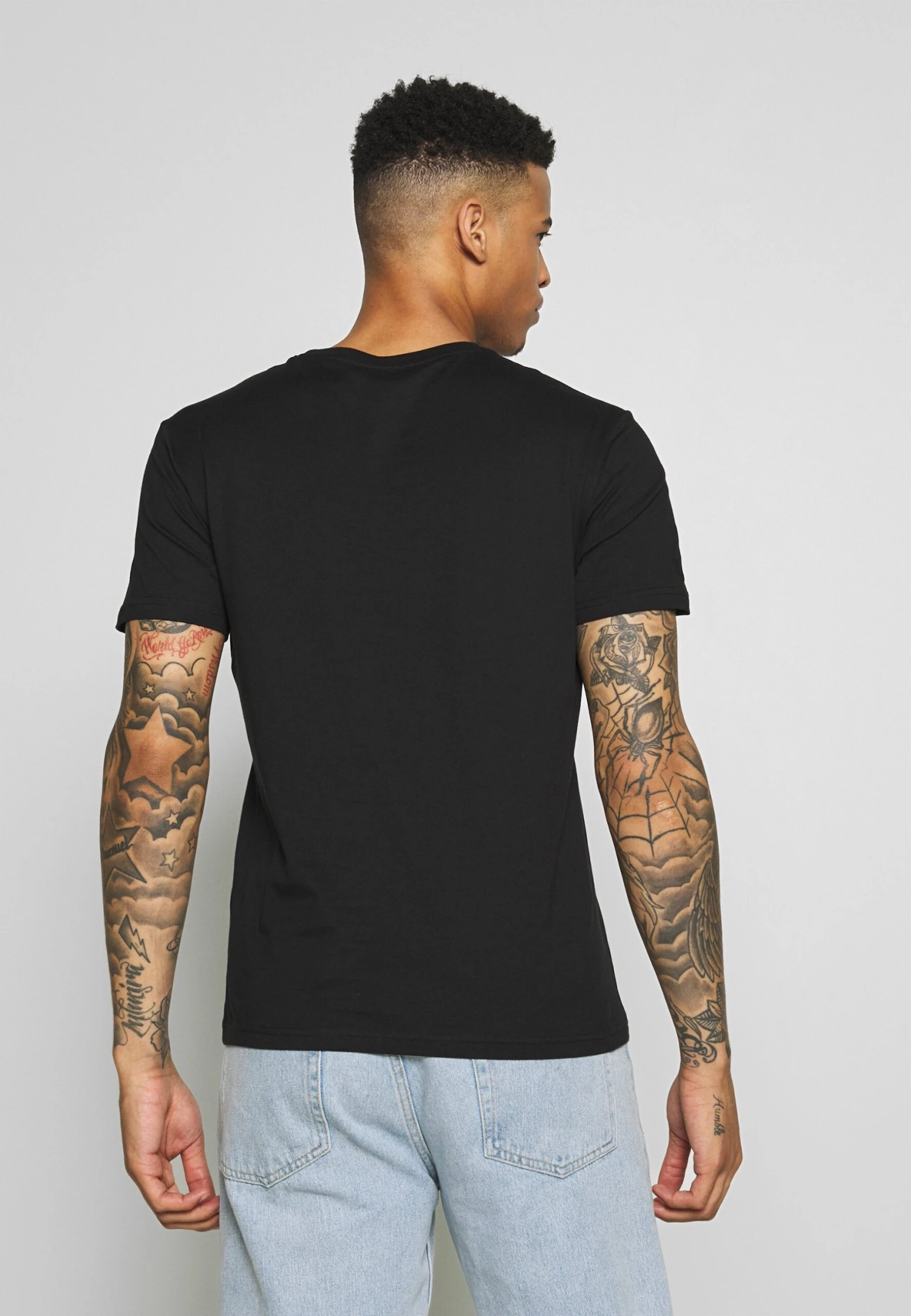 Pier One 3 Pack - T-Shirt Basic -Black/ White 6 Pier One 3 Pack - T-Shirt Basic -Black/ White - Afbeelding 4