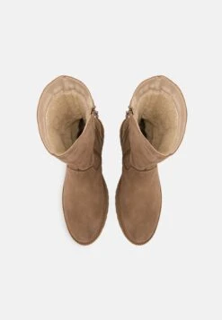 Pier One Leather Winter Boot - Laarzen - Taupe -Pier One 6764689a7b054af99a293cad010b9f7b