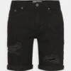 Pier One Jeansshort - Black