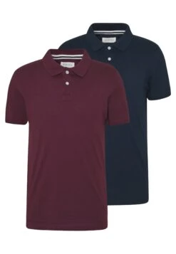 Pier One 2 Pack - Poloshirt - Dark Blue/Bordeaux 12 Pier One 2 Pack - Poloshirt - Dark Blue/Bordeaux -Pier One 776db89a31b246aa84d9aeff2a53f14d