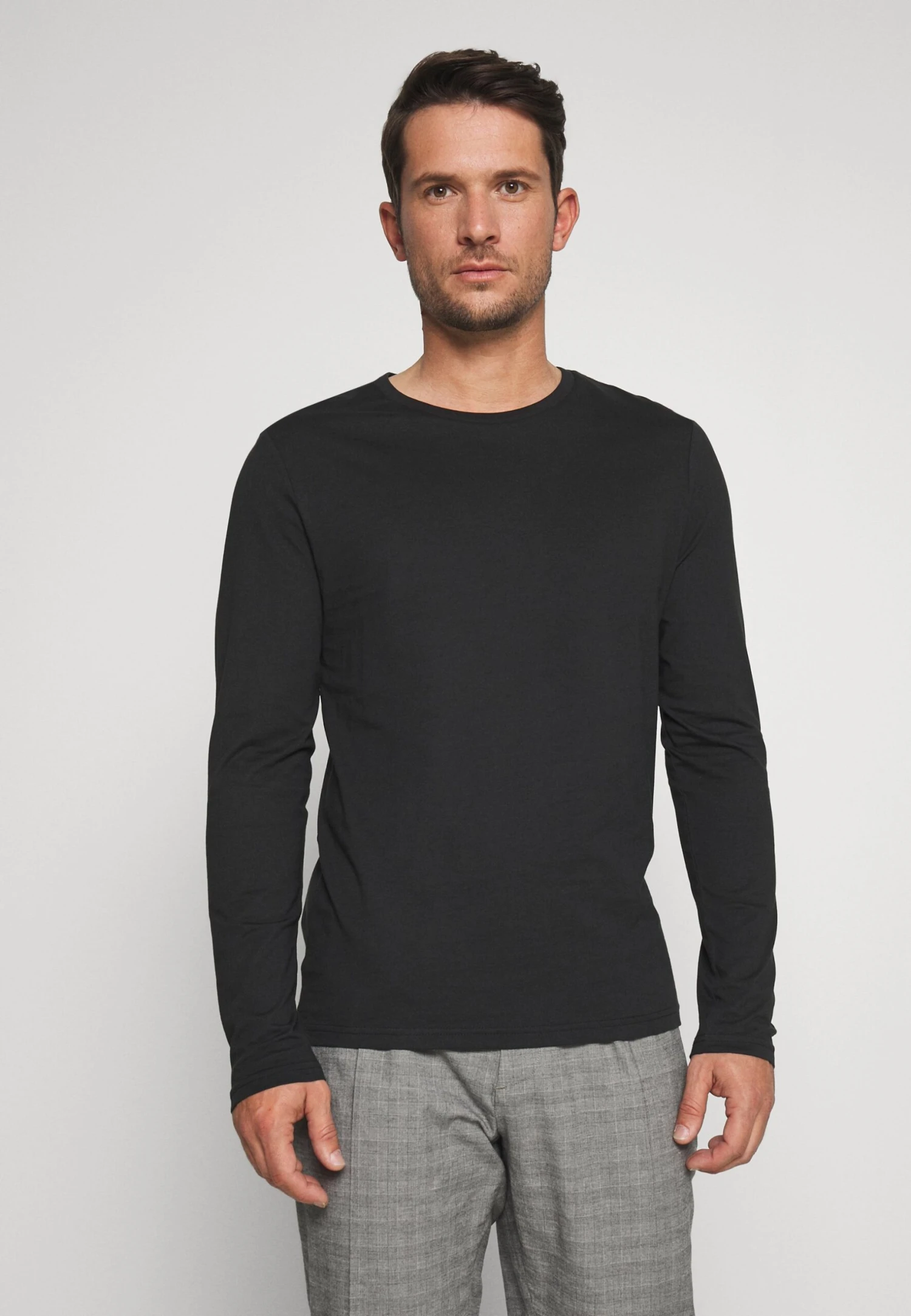 Pier One 2 Pack - Longsleeve - White/Black 5 Pier One 2 Pack - Longsleeve - White/Black - Afbeelding 3