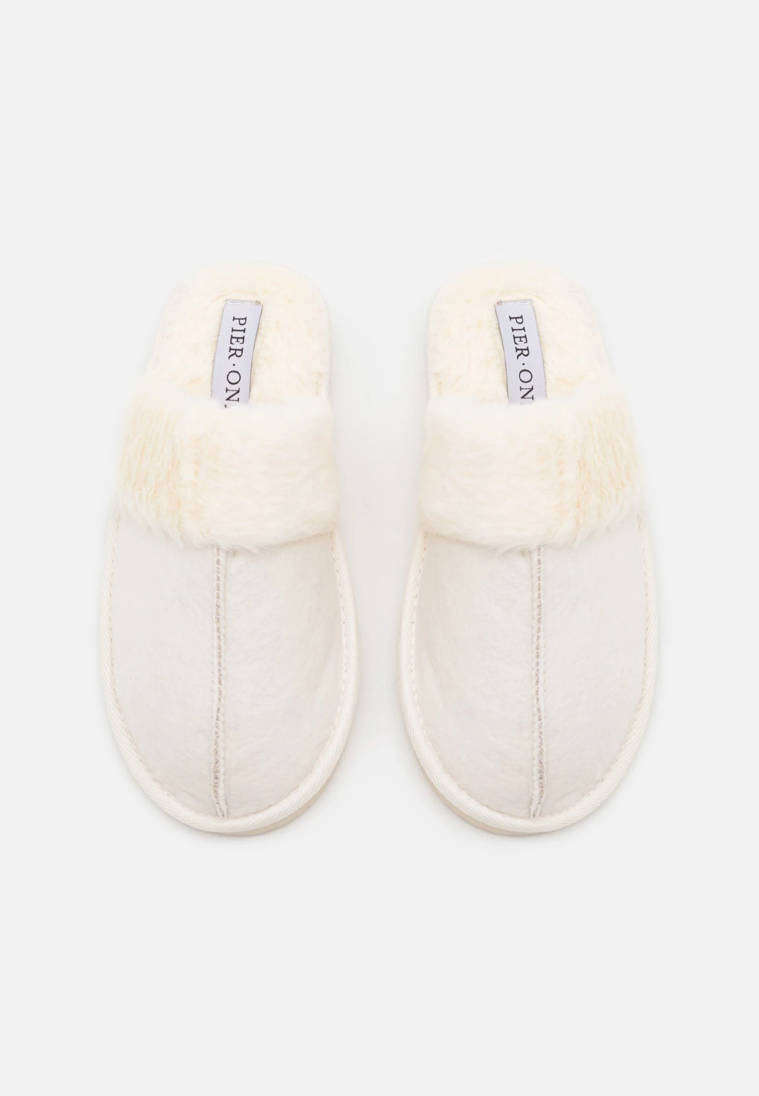 Pier One Pantoffels - Off-White 7 Pier One Pantoffels - Off-White - Afbeelding 5