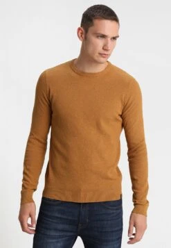 Pier One Trui - Mottled Dark Yellow