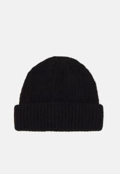 Pier One Short Micro Beanie Unisex - Muts - Black