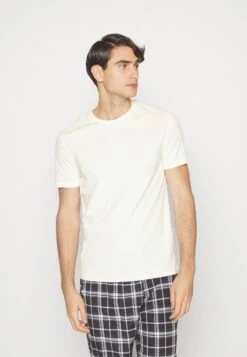 Pier One Unisex 5 Pack - T-Shirt Basic - Off-White/Tan/Orange -Pier One a82f086e9bd243c399975a0d404232fc