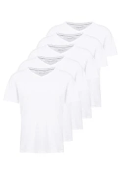 Pier One 5 Pack - T-Shirt Basic - White -Pier One aaec20eea5684fdcadc437e90f270976