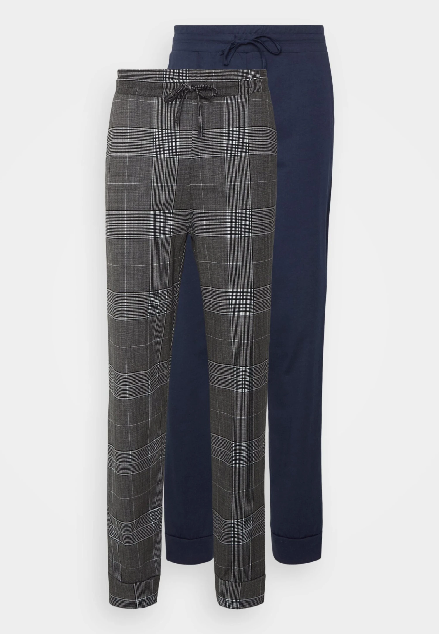 Pier One 2 Pack - Pyjamabroek - Dark Blue/Blue 3 Pier One 2 Pack - Pyjamabroek - Dark Blue/Blue