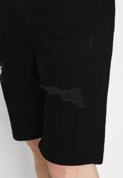 Pier One Unisex 2 Pack - Jeansshort - Blue/Black Denim -Pier One b45052168dc84bbe94a039bf85b784c6