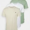 Pier One Birdie - T-Shirt Basic - White/Off-White/Green 2 Pier One Birdie - T-Shirt Basic - White/Off-White/Green -Pier One b78bb0b58e21470789900174cb766326