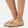 Pier One Leather- Mocassins - Beige -Pier One b955e0d1f7554eeca19600967345c190