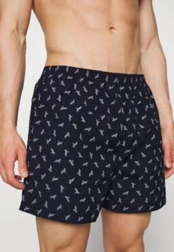 Pier One 5 Pack - Boxershort - Dark Blue/Bordeaux/ Blue -Pier One bf5b61022dd14e078114fe4139261cf8