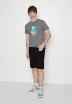 Pier One Unisex 2 Pack - Jeansshort - Blue/Black Denim -Pier One c0a1e1b030fa43118f482c2c587cc919