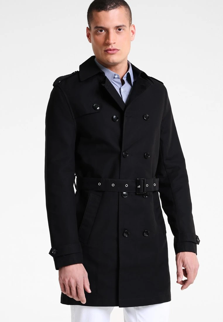 Pier One Trenchcoat - Black 3 Pier One Trenchcoat - Black