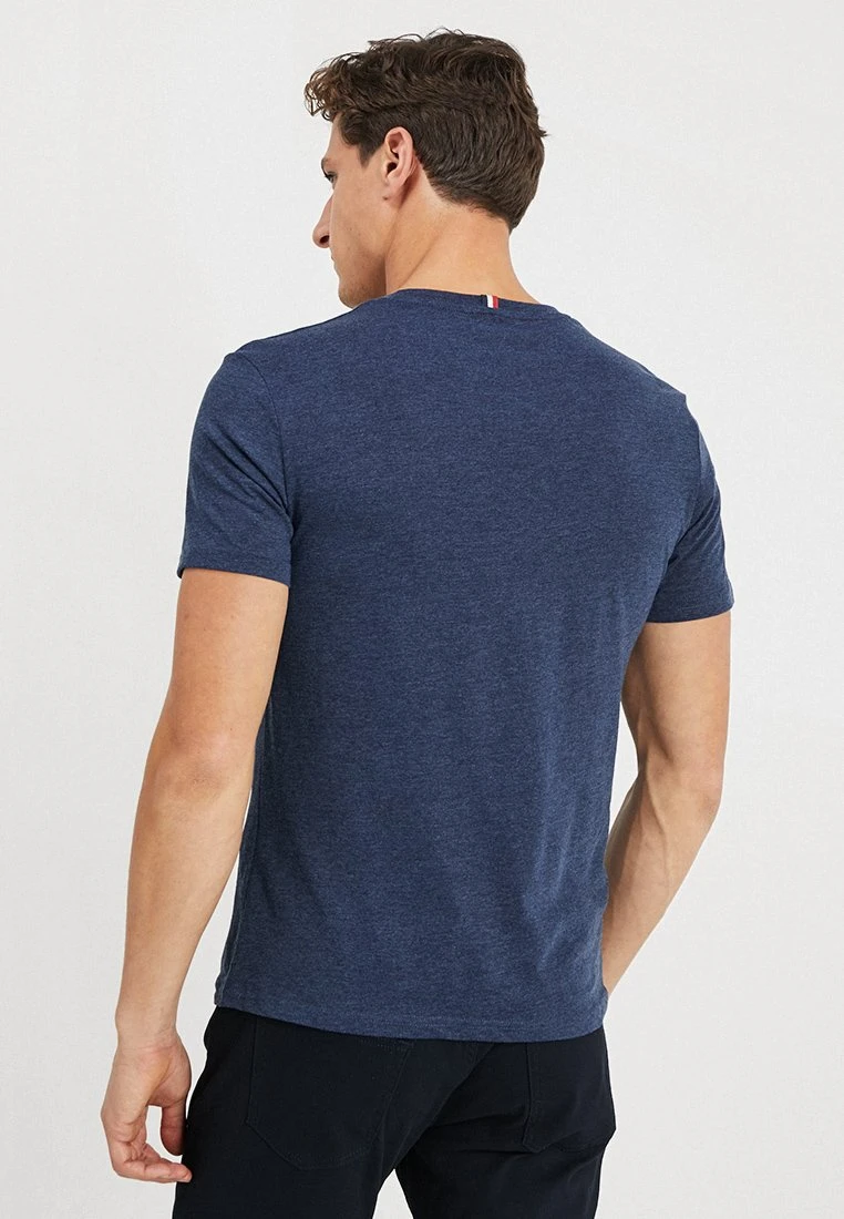 Pier One T-Shirt Basic - Mottled Dark Blue 5 Pier One T-Shirt Basic - Mottled Dark Blue - Afbeelding 3