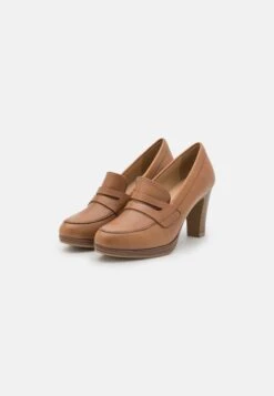 Pier One Leather- Klassieke Pumps - Cognac -Pier One e17d8d2073694eb883bc13a967c6343d