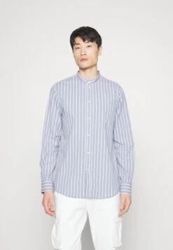 Pier One 9 Pier One Muscle Fit Stand- Overhemd - Blue