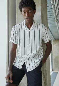 Pier One 2 Pack - Overhemd - Black/White -Pier One e9850c2e54ca4eb6b01614842b047075