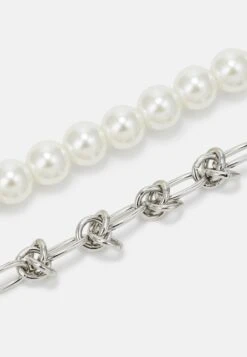 Pier One 2 Pack Unisex - Ketting - Silver -Pier One f0386c66f33643f9a20dceab9586d469