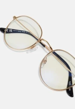 Pier One Unisex - Brillen Met Blauwlichtfilter -Gold- Coloured -Pier One f33625ede44c4459b7dfbd3d3ec6aa31